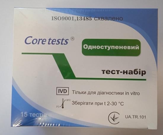 Тест-панель на гепатит В (5 в 1),Coretests